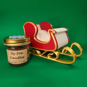 Sliegh candle holder 6oz Mason Jar
