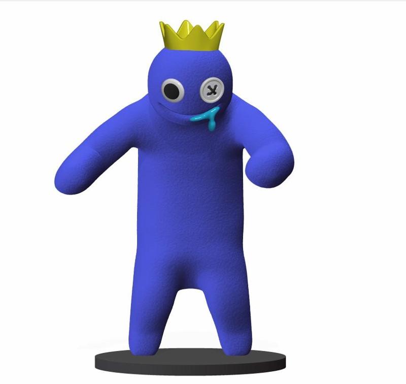 Blue form Rainbow Friends Roblox Game