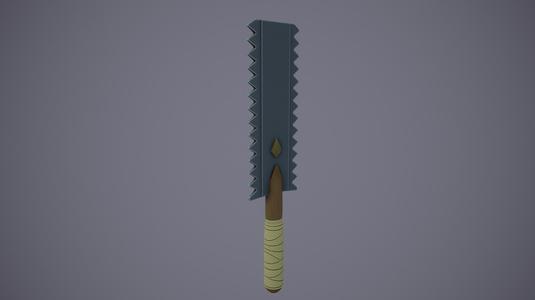 Stylized Ocarina of Time Carpenter Saw