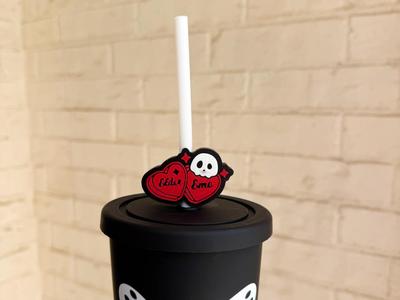 Elder Emo Straw Topper Hearts