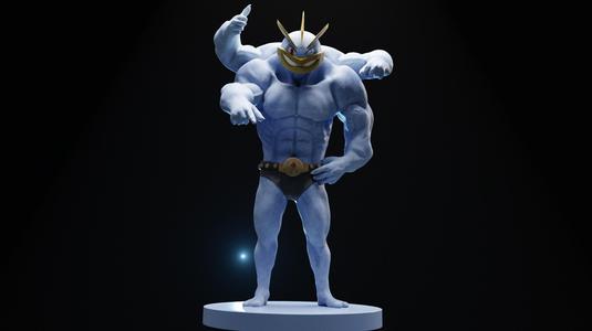 Pokemón Machamp 3DPRINT