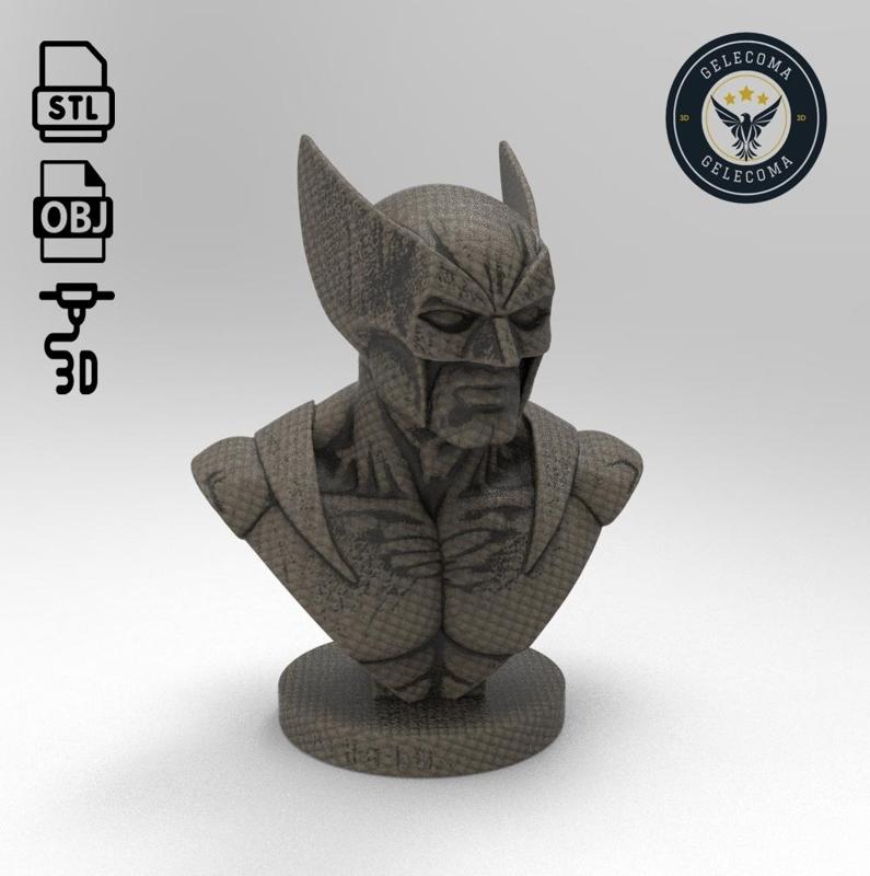 Wolverine 3d printing model stl