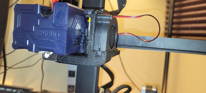 5015 fan mount/duct for Anycubic Kobra