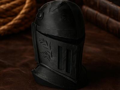Black Knight Helmet Ring Box – Jewelry Holder
