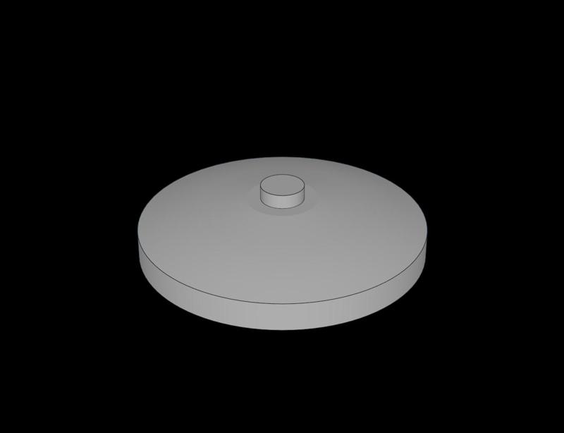 Lego Compatible (3960.dat) Dish  4 x  4 Inverted
