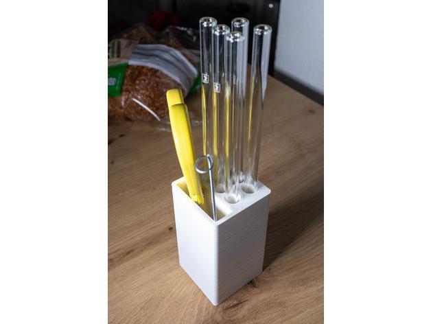 Drinking Straw Holder