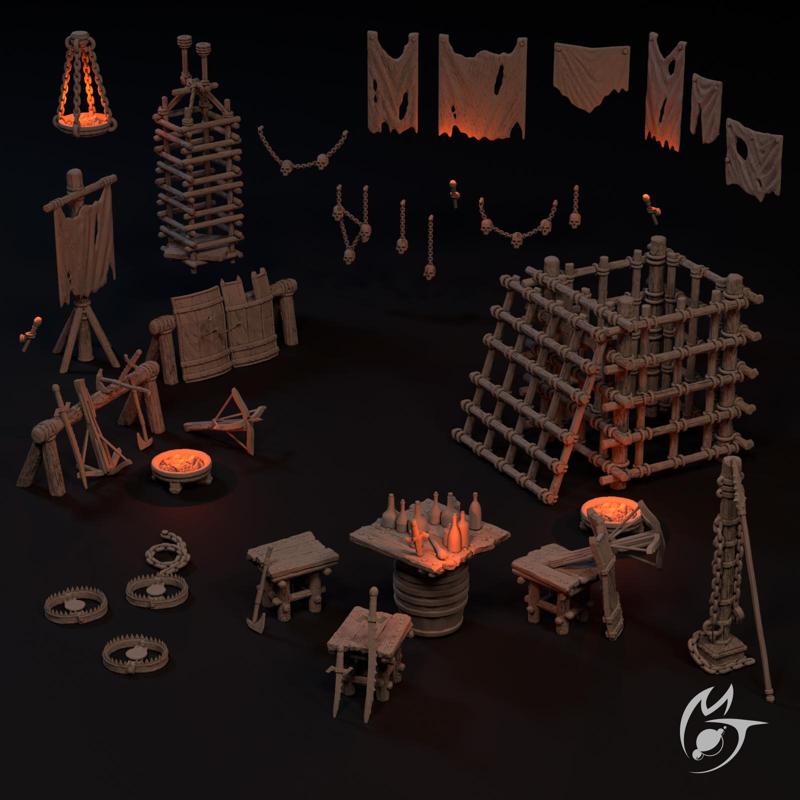 Bandit Camp Objects and Props