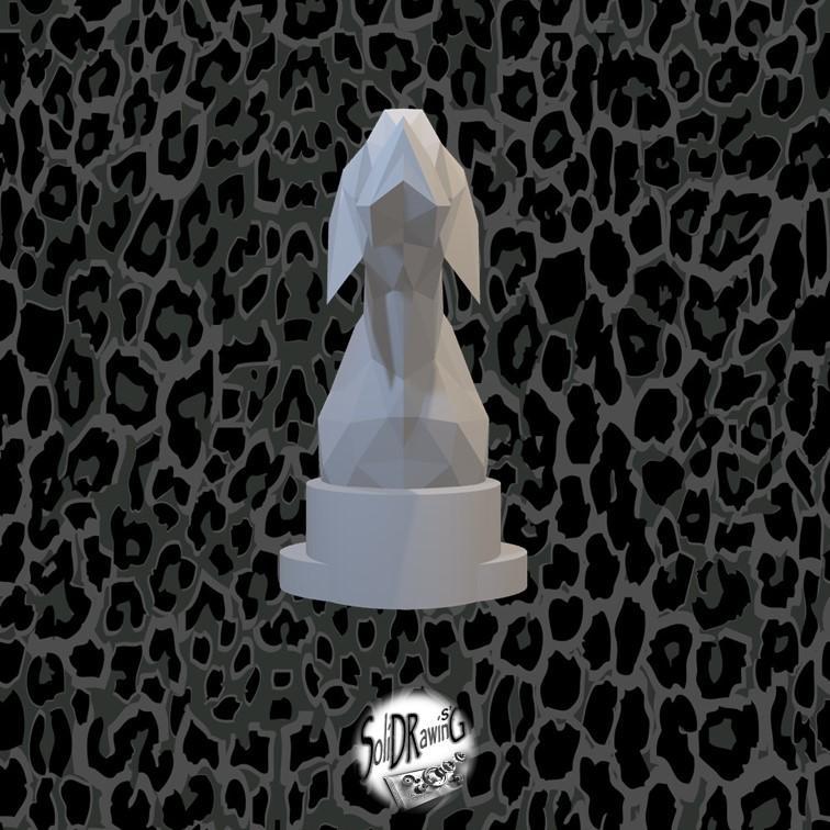 Puanter (English Pointer) - LowPoly - Bust - Head - Perfect Design - Easy Print - Decor - SoliDRawinGS0303