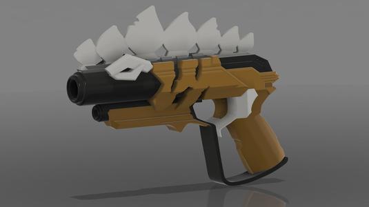Nerf DinoSquad Stego Smash Toy gun 3D Print 3D print model
