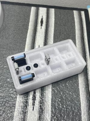 Nozzle Wiper and Cutter Holder Gridfinity 1x2