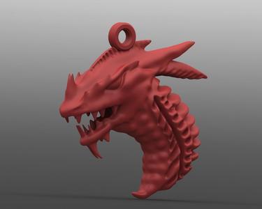 Dragon 5 keychain