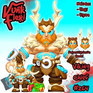 Viking Chief MultiColor Flexi Print-In-Place + figure