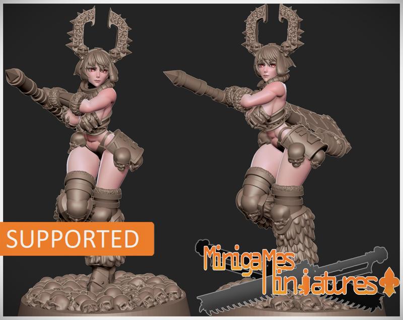 Berserker waifu anime figurine