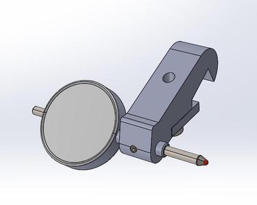 Schaublin 102VM lathe ways indicator holder