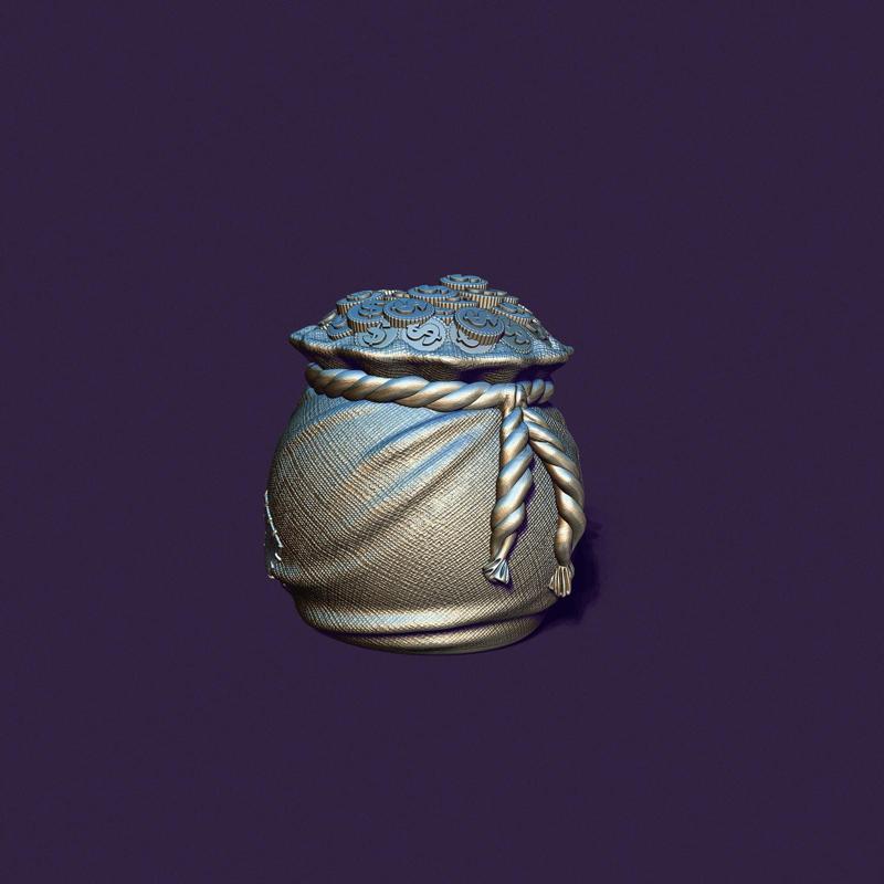 bag of gold dollars money