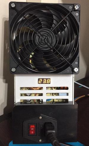 Creality Ender 3 PSU 120mm Fan Upgrade Housing With Voltimeter