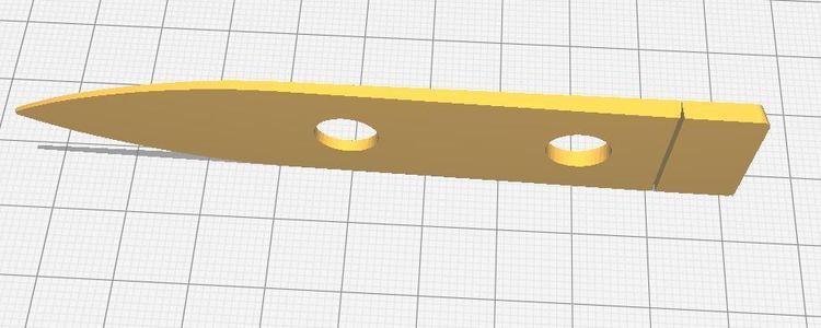 windsurf foil NP alu spacer
