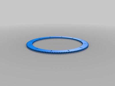 Solar System Orrery (3D Printed) - Single Moon Ring Gear