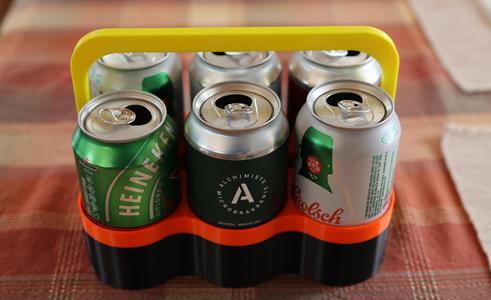 Can Holder for Beer or Soda / Porte-canettes