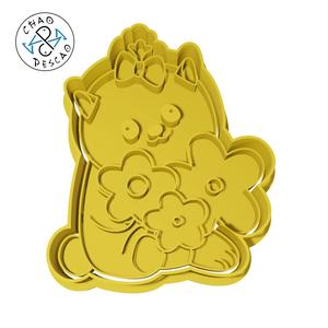 Panda - Lovely Animals (no 14) - Cookie Cutter - Fondant - Polymer Clay