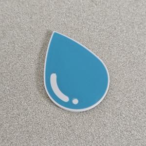 Water Drop emoji Hair clip