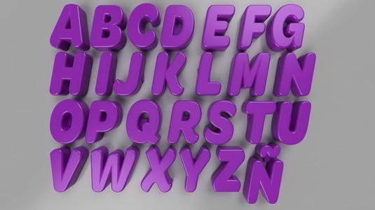 Alphabet Magnets for Refrigerator