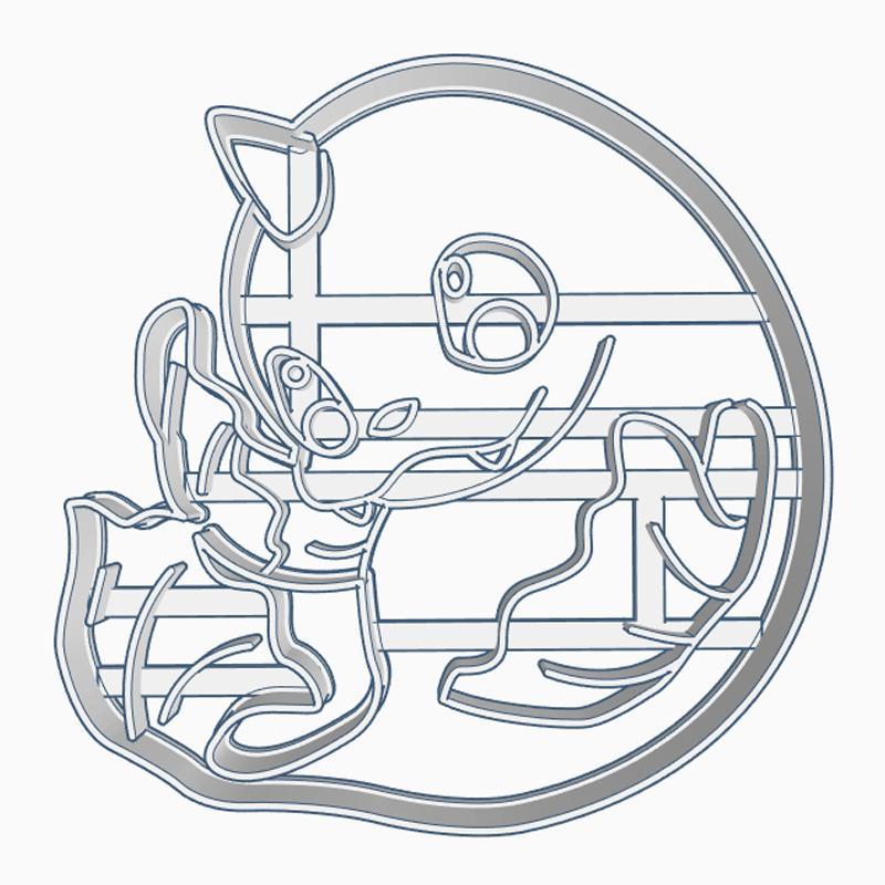 Dewgong Cookie Cutter Pokemon Chibi Anime