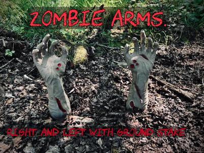 Zombie Arms (with attachable garden stakes)