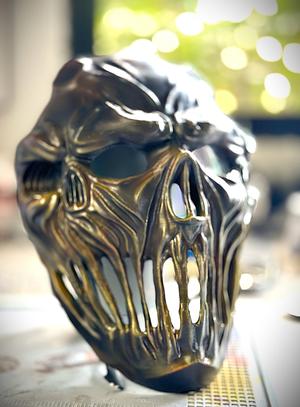 Triple skull wearable mask