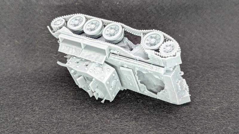 Destroyed A27M Cromwell IV (UK, WW2)