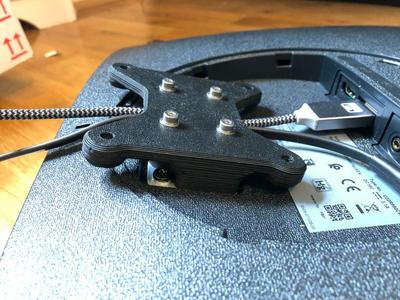 Low-profile VESA75 mount for Samsung UR59C