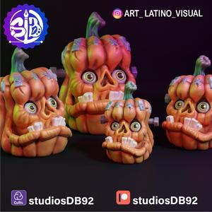 CALABAZA FRANKENSTEIN - DO NOT SUPPORT HALLOWEEN