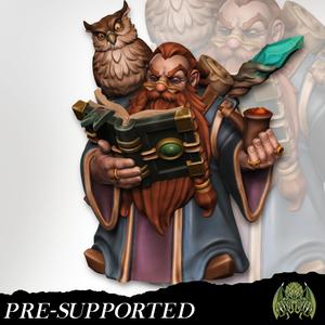Razak Onyxtoe [PRE-SUPPORTED] Dwarf Wizard Owl Mage
