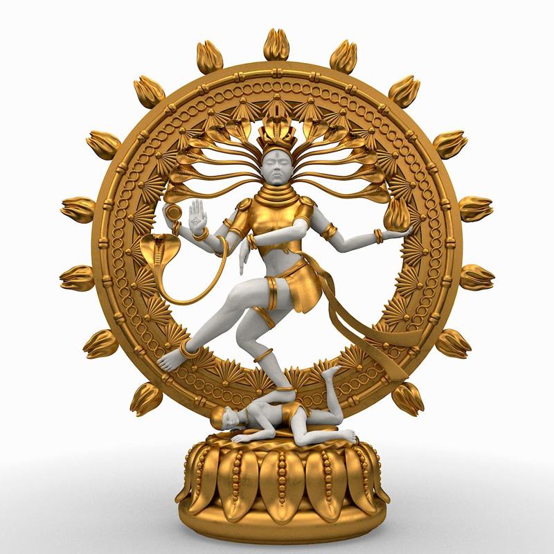 3D SHIVA NATARAJA Dancing LORD Model