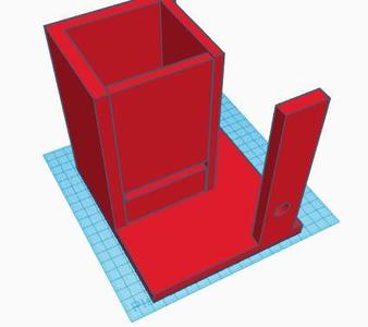 Tea organizer with push buton