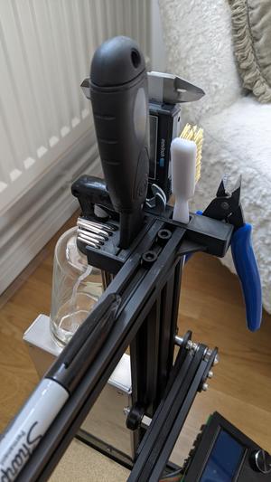 Adapted almost perfect Ender 3 Tool Holder