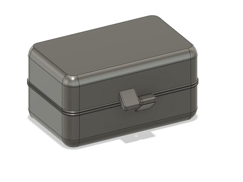 Screwless lunchbox or toolbox