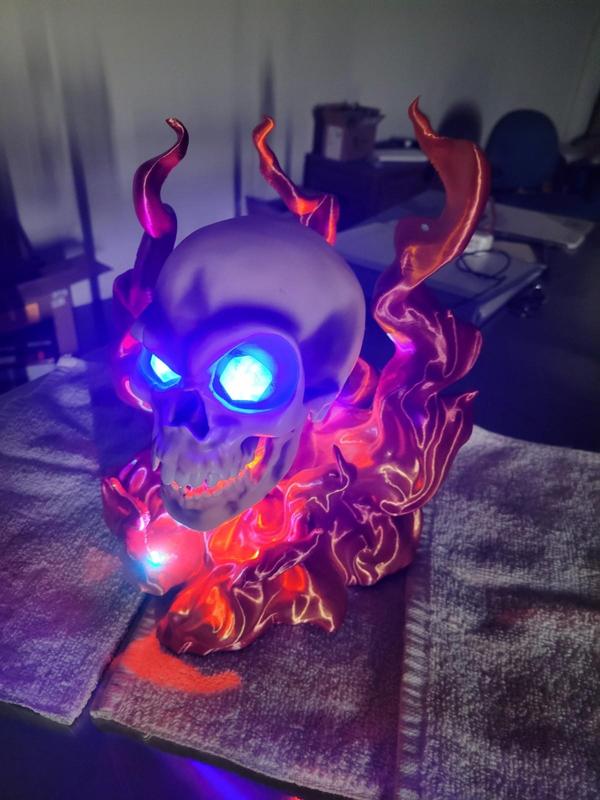 Skull in Flames