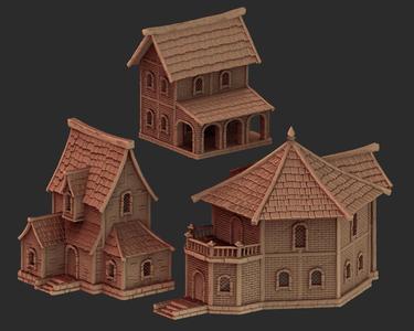 x3 Medieval buildings - part 5