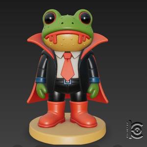 Count Frogula - 3D model for printing