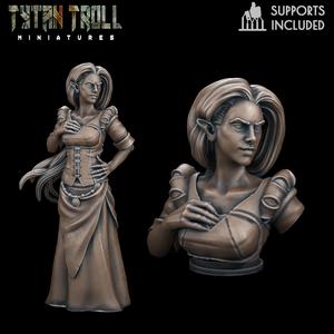 Curse of Strahd - Patrina Mini Bust Combo [Pre-Supported]