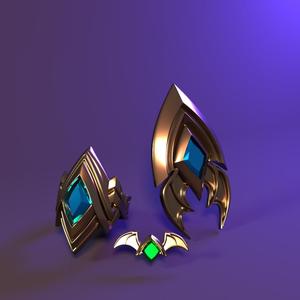 Cosplay accessories for Carmilla from Mobile legends