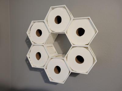 Wall Mounted Toilet Paper Hex