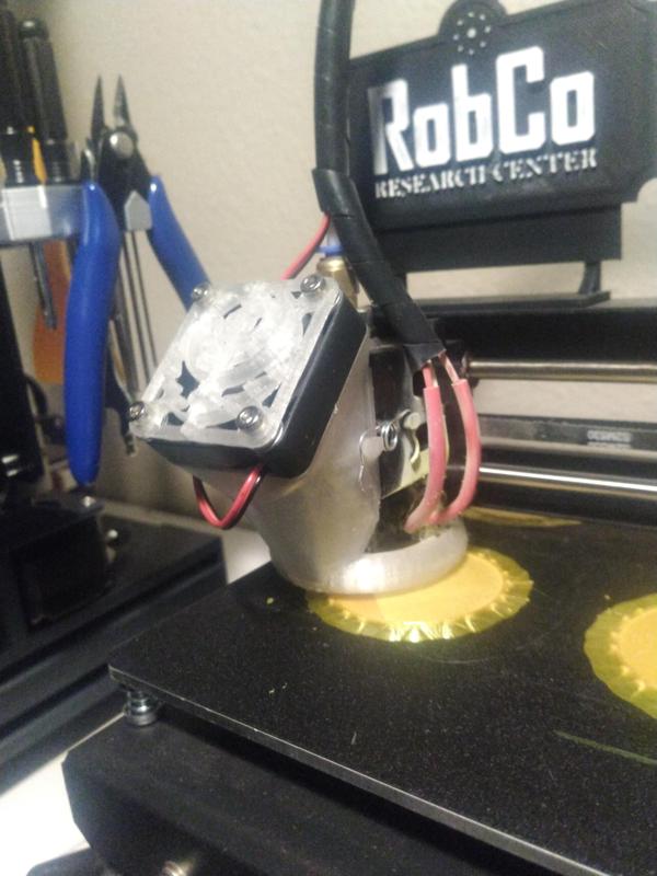 Malyan/Monoprice v2 ring blower remix