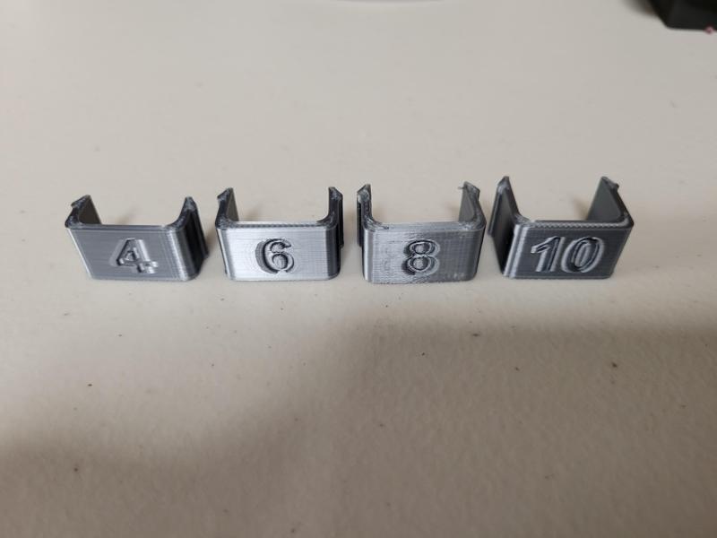 40mm V Slot Rail Cable Clips
