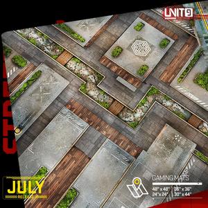 Concrete Plaza - multi-format gaming mat