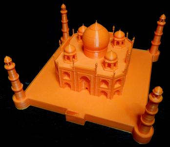 Taj Mahal -- Less Accurate :-)  (better printability)