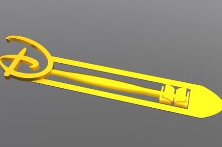 Disney Key Bookmark