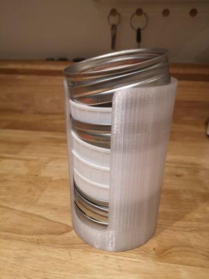 Wide Mouth Mason Jar Lid Tower