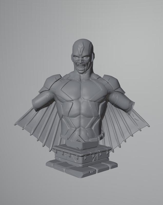 Black Bolt Inhumans Bust